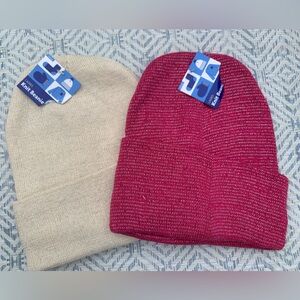 Pair Of  Ladies Knitted Caps
